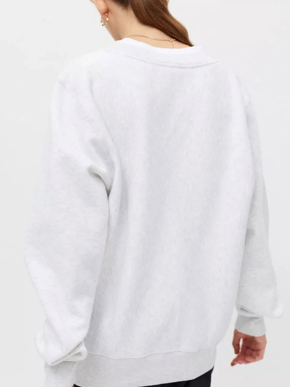 Champion Reverse Weave Ribbed V-Neck Sweater - Picture 3 of 5